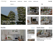 Tablet Screenshot of dekoloji.com